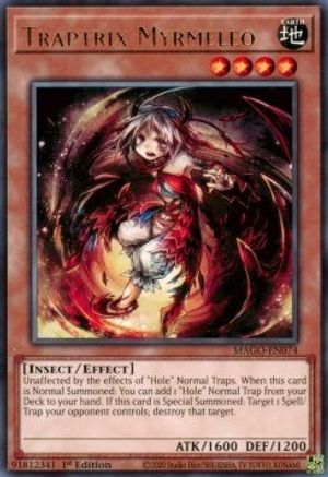 Traptrix Myrmeleo (Rare) (MAGO-EN074) - Maximum Gold 1st Edition