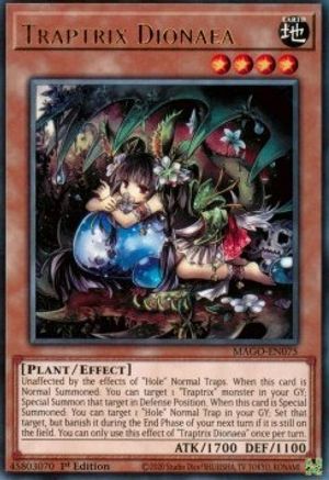 Traptrix Dionaea (Rare) (MAGO-EN075) - Maximum Gold 1st Edition