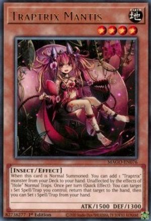 Traptrix Mantis (Rare) (MAGO-EN076) - Maximum Gold 1st Edition