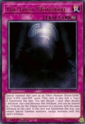 The First Monarch (Rare) (MAGO-EN091) - Maximum Gold 1st Edition