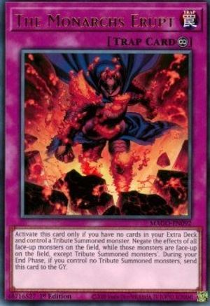 The Monarchs Erupt (Rare) (MAGO-EN092) - Maximum Gold 1st Edition
