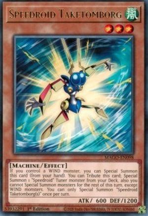 Speedroid Taketomborg (Rare) (MAGO-EN098) - Maximum Gold 1st Edition
