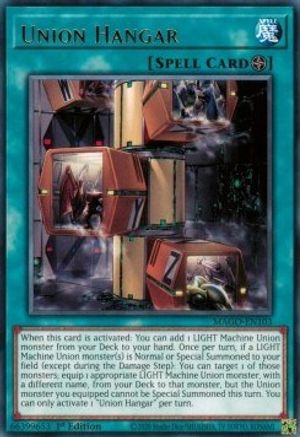 Union Hangar (Rare) (MAGO-EN103) - Maximum Gold 1st Edition