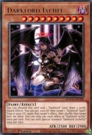 Darklord Ixchel (Rare) (MAGO-EN106) - Maximum Gold 1st Edition
