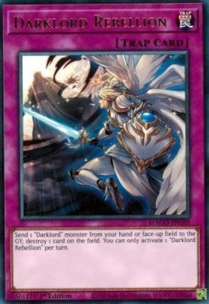 Darklord Rebellion (Rare) (MAGO-EN109) - Maximum Gold 1st Edition