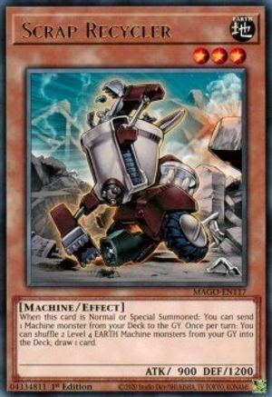 Scrap Recycler (Rare) (MAGO-EN117) - Maximum Gold 1st Edition