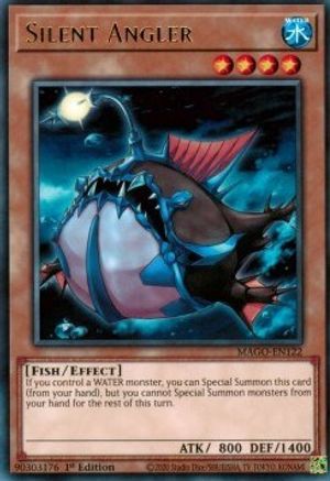 Silent Angler (Rare) (MAGO-EN122) - Maximum Gold 1st Edition
