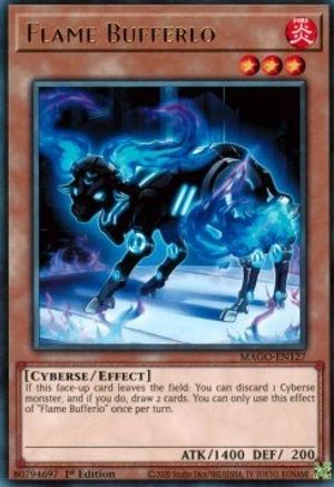 Flame Bufferlo (Rare) (MAGO-EN127) - Maximum Gold 1st Edition
