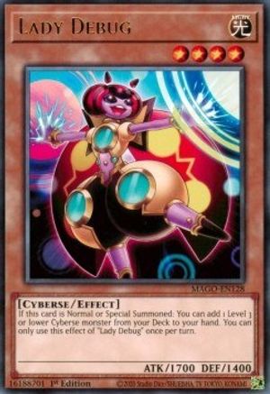 Lady Debug (Rare) (MAGO-EN128) - Maximum Gold 1st Edition