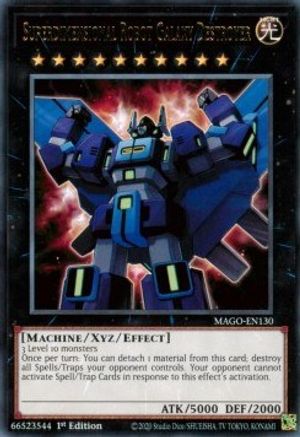 Superdimensional Robot Galaxy Destroyer (Rare) (MAGO-EN130) - Maximum Gold 1st Edition