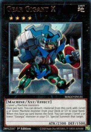 Gear Gigant X (Rare) (MAGO-EN131) - Maximum Gold 1st Edition