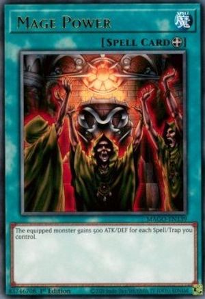 Mage Power (Rare) (MAGO-EN139) - Maximum Gold 1st Edition