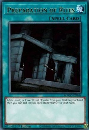 Preparation of Rites (Rare) (MAGO-EN144) - Maximum Gold 1st Edition