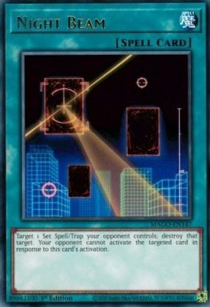 Night Beam (Rare) (MAGO-EN147) - Maximum Gold 1st Edition