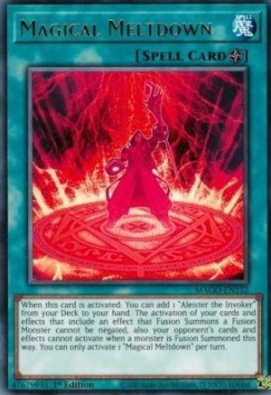 Magical Meltdown (Rare) (MAGO-EN152) - Maximum Gold 1st Edition