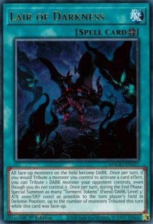 Lair of Darkness (Rare) (MAGO-EN157) - Maximum Gold 1st Edition