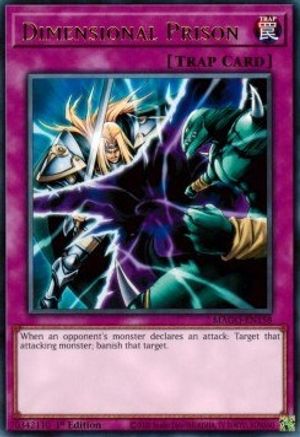 Dimensional Prison (Rare) (MAGO-EN158) - Maximum Gold 1st Edition