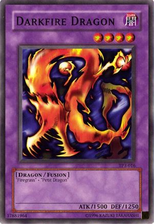 Darkfire Dragon (Common) (TP3-016) - Tournament Pack 3 Unlimited