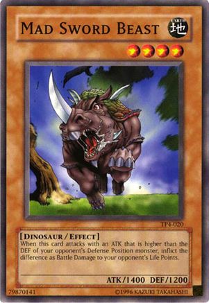 Mad Sword Beast (Common) (TP4-020) - Tournament Pack 4 Unlimited