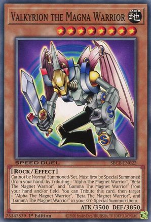 Valkyrion the Magna Warrior (Common) (SBCB-EN022) - Speed Duel: Battle City Box 1st Edition