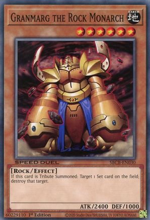 Granmarg the Rock Monarch (Common) (SBCB-EN030) - Speed Duel: Battle City Box 1st Edition