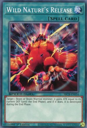 Wild Nature's Release (Common) (SBCB-EN054) - Speed Duel: Battle City Box 1st Edition