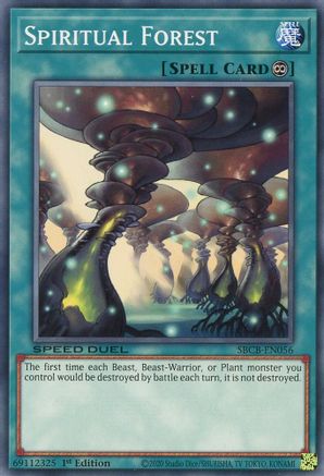 Spiritual Forest (Common) (SBCB-EN056) - Speed Duel: Battle City Box 1st Edition