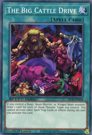 The Big Cattle Drive (Common) (SBCB-EN058) - Speed Duel: Battle City Box 1st Edition