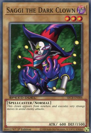 Saggi the Dark Clown (Common) (SBCB-EN088) - Speed Duel: Battle City Box 1st Edition