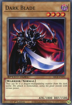 Dark Blade (Common) (SBCB-EN092) - Speed Duel: Battle City Box 1st Edition