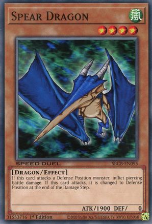 Spear Dragon (Common) (SBCB-EN095) - Speed Duel: Battle City Box 1st Edition