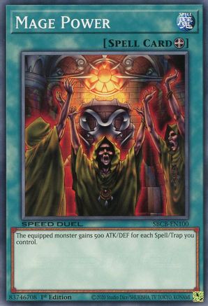 Mage Power (Common) (SBCB-EN100) - Speed Duel: Battle City Box 1st Edition