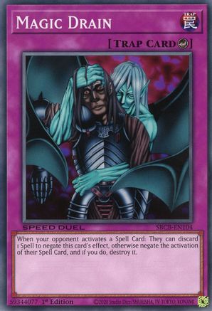 Magic Drain (Common) (SBCB-EN104) - Speed Duel: Battle City Box 1st Edition