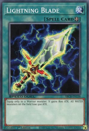 Lightning Blade (Common) (SBCB-EN158) - Speed Duel: Battle City Box 1st Edition