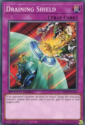 Draining Shield (Common) (SBCB-EN164) - Speed Duel: Battle City Box 1st Edition