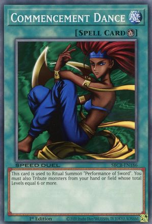 Commencement Dance (Common) (SBCB-EN186) - Speed Duel: Battle City Box 1st Edition