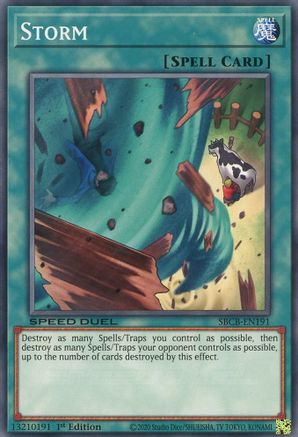 Storm (Common) (SBCB-EN191) - Speed Duel: Battle City Box 1st Edition