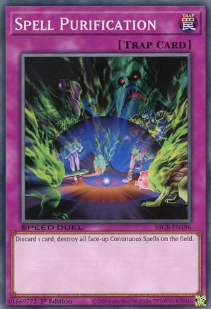 Spell Purification (Common) (SBCB-EN196) - Speed Duel: Battle City Box 1st Edition