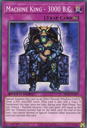 Machine King - 3000 B.C. (Common) (SBCB-EN197) - Speed Duel: Battle City Box 1st Edition