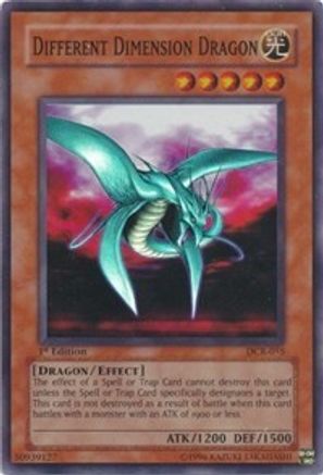 Different Dimension Dragon (Super Rare) (DCR-015) - Dark Crisis 1st Edition