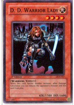 D.D. Warrior Lady (Super Rare) (DCR-027) - Dark Crisis 1st Edition