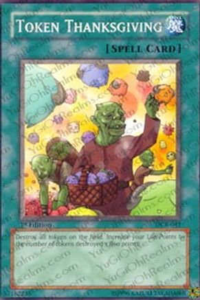 Token Thanksgiving (Common) (DCR-041) - Dark Crisis 1st Edition