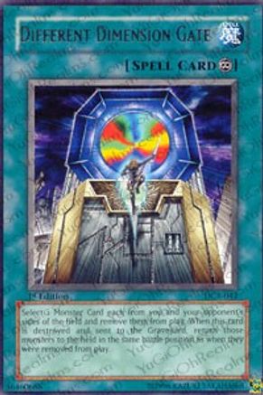 Different Dimension Gate (Rare) (DCR-044) - Dark Crisis 1st Edition