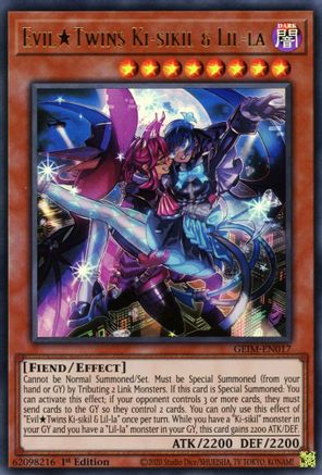 Evil Twins Ki-sikil & Lil-la (Ultra Rare) (GEIM-EN017) - Genesis Impact 1st Edition