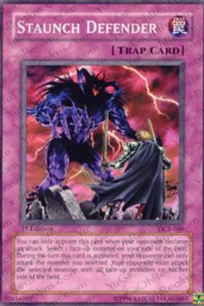 Staunch Defender (Common) (DCR-046) - Dark Crisis 1st Edition
