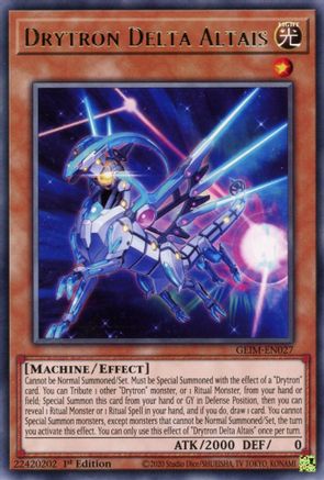 Drytron Delta Altais (Rare) (GEIM-EN027) - Genesis Impact 1st Edition