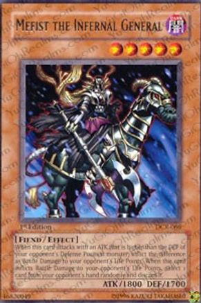 Mefist the Infernal General (Rare) (DCR-066) - Dark Crisis Unlimited