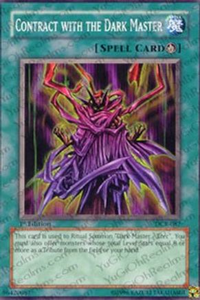 Contract with the Dark Master (Common) (DCR-087) - Dark Crisis 1st Edition