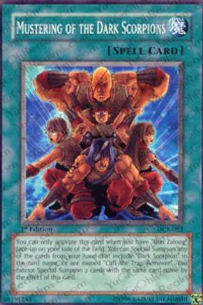Mustering of the Dark Scorpions (Common) (DCR-093) - Dark Crisis 1st Edition