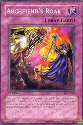 Archfiend's Roar (Common) (DCR-099) - Dark Crisis 1st Edition